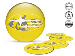 Subaru Domed Emblem Edition Stylish Wheel Badges